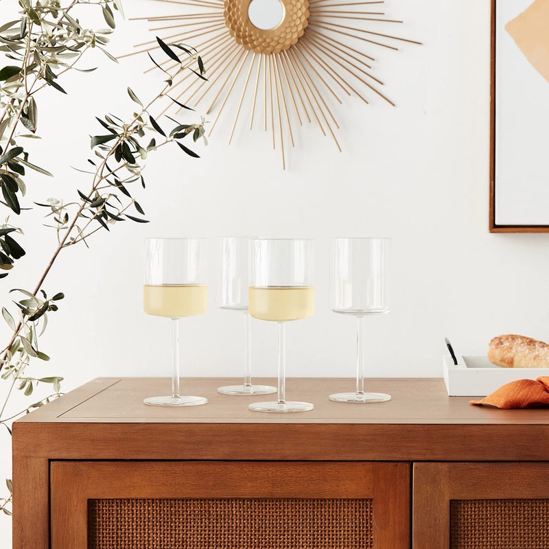 SCHOTT ZWIESEL Modo White Wine Glass (Set of 4), Straight-Lined Wine Glasses for White Wine, Dishwasher-Safe Tritan Crystal Glasses, Made in Germany (13.5 Ounce) - Image 2